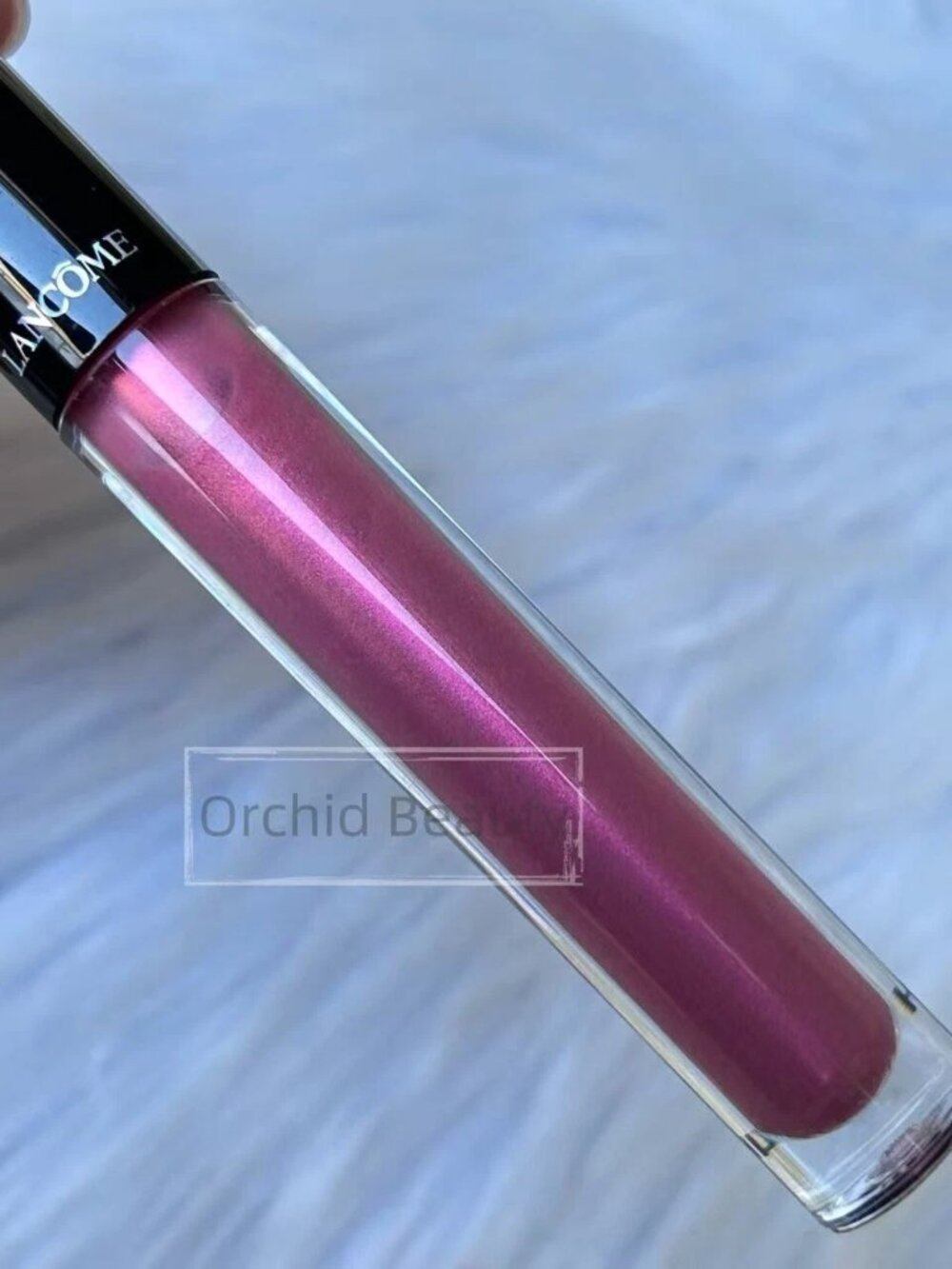 New Lancome Prismatic Plump Lip Gloss~Passion Glow~Full size 0.1 oz/3.2ml~RARE